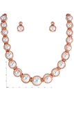 Picture of New Step Concise Rose Gold Plated 2 Pieces Jewelry Sets