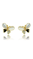 Picture of Best-Selling Opal (Imitation) Gold Plated Stud 