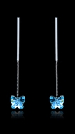 Picture of Enchanting Butterfly Swarovski Element Drop & Dangle