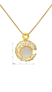 Picture of Gorgeous Opal (Imitation) Gold Plated 2 Pieces Jewelry Sets