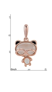 Picture of Attractive And Elegant Small Rose Gold Plated Drop & Dangle