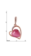 Picture of Exquisite Heart & Love Concise Drop & Dangle