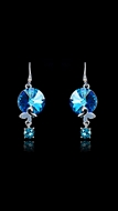 Picture of Attractive Sea Blue Zinc-Alloy Drop & Dangle