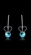 Picture of Friendly-Environmental Single Stone Zinc-Alloy Drop & Dangle