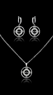 Picture of New Design Cubic Zirconia Small 2 Pieces Jewelry Sets