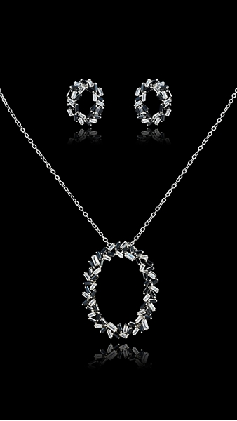 Picture of Flexible Designed Luxury Cubic Zirconia 2 Pieces Jewelry Sets