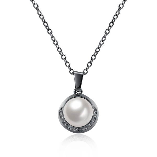 Picture of Good  White Gunmetel Plated Necklaces & Pendants