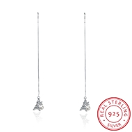 Picture of Mainstream Of  Platinum Plated Drop & Dangle