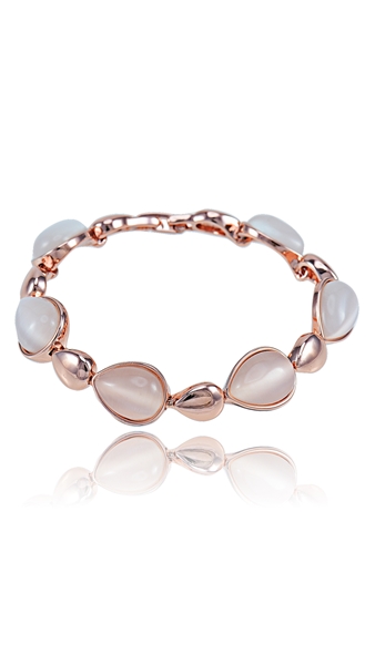 Picture of Unique Fashion Zinc-Alloy Rose Gold Plated Bracelets