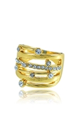 Picture of Beauteous Gold Plated Zinc-Alloy Fashion Rings