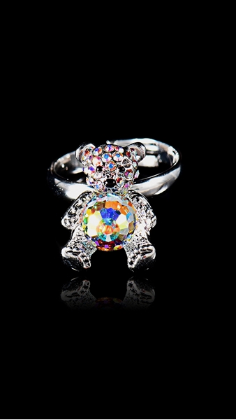 Picture of Hot Selling Swarovski Element Animal Fashion Rings