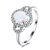 Picture of Professional White Platinum Plated Fashion Rings