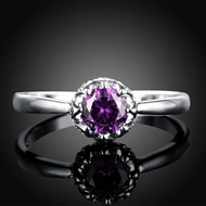 Picture of The Youthful And Fresh Style Of Purple Fashion Rings