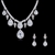 Picture of Cubic Zirconia Wedding Necklace And Earring Sets 1JJ050905S