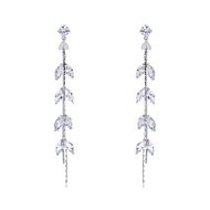 Picture of  Medium Cubic Zirconia Dangle Earrings 2YJ053511E