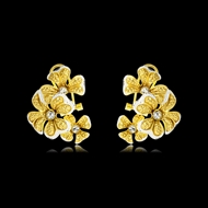 Picture of Dubai Flowers & Plants Dangle Earrings in Flattering Style