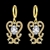 Picture of Medium Cubic Zirconia Drop & Dangle Earrings with Member Discount