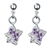 Picture of Delicate Medium Purple Drop & Dangle Earrings