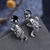 Picture of Fancy Small Oxide Dangle Earrings