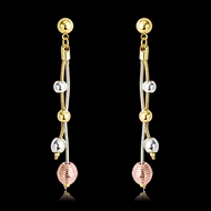 Picture of Nickel Free Gold Plated Casual Dangle Earrings with Easy Return