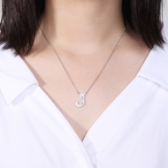 Picture of Fashion Cubic Zirconia Casual Pendant Necklace