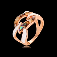 Picture of Eye-Catching Colorful Shell Fashion Ring at Unbeatable Price