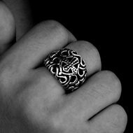 Picture of Bling Dubai Stainless Steel Fashion Ring