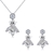 Picture of Zinc Alloy Platinum Plated Necklace and Earring Set with Unbeatable Quality