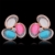 Picture of Zinc Alloy Rose Gold Plated Stud Earrings with Full Guarantee