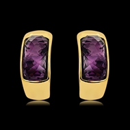 Picture of Zinc Alloy Purple Stud Earrings in Exclusive Design