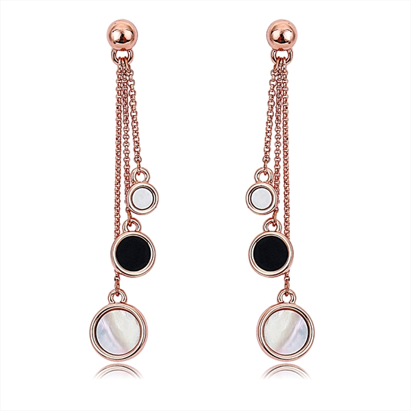 Picture of Rose Gold Plated Shell Dangle Earrings Exclusive Online