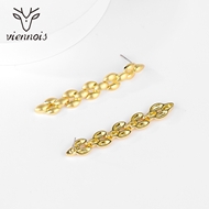 Picture of Hypoallergenic Gold Plated Big Dangle Earrings with Easy Return