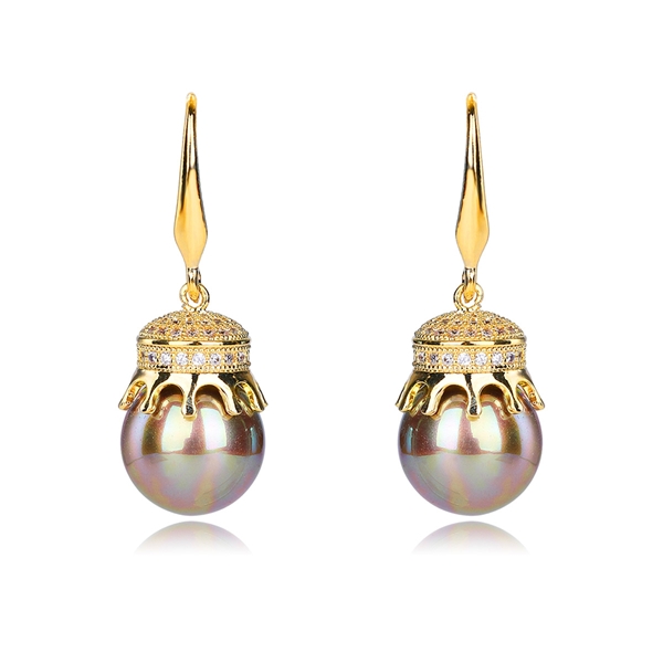 Picture of Trendy Gold Plated Luxury Dangle Earrings with No-Risk Refund