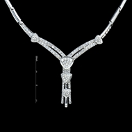 Picture of Superb Quality Platinum Plated Zine-Alloy 4 Pieces Jewelry Sets