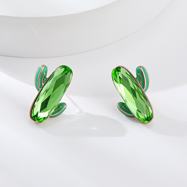 Picture of Zinc Alloy Green Stud Earrings at Great Low Price