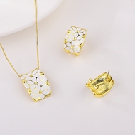 Picture of Top Enamel Classic 2 Piece Jewelry Set