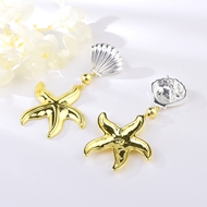 Picture of Zinc Alloy Big Dangle Earrings in Bulk