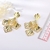 Picture of Trendy Gold Plated Big Dangle Earrings with No-Risk Refund