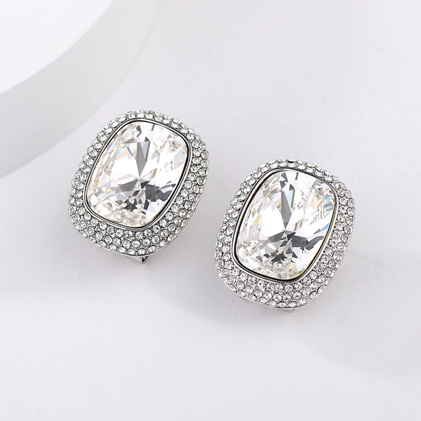 Picture of Trendy White Zinc Alloy Stud Earrings with No-Risk Refund