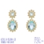 Picture of Eye-Catching Blue Cubic Zirconia Dangle Earrings with Member Discount