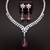 Picture of New Season Purple Zinc Alloy 2 Piece Jewelry Set with SGS/ISO Certification