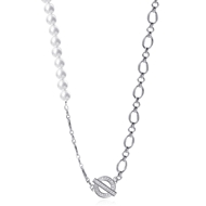 Picture of Good Quality Cubic Zirconia White Short Chain Necklace