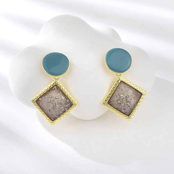 Picture of Pretty Enamel Delicate Dangle Earrings