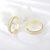 Picture of Brand New Gold Plated Delicate Hoop Earrings in Flattering Style