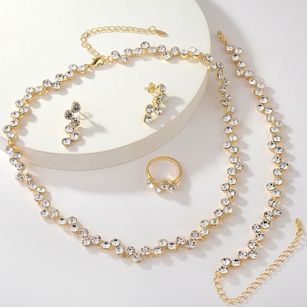 Picture of Zinc Alloy Dubai 4 Piece Jewelry Set in Flattering Style