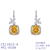 Picture of Fashionable Big Platinum Plated Dangle Earrings