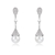 Picture of Unusual Big Platinum Plated Dangle Earrings