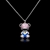 Picture of Pretty Swarovski Element Platinum Plated Pendant Necklace