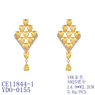 Picture of Need-Now Yellow Gold Plated Dangle Earrings from Editor Picks