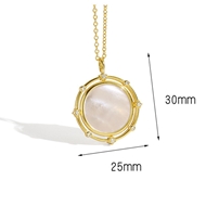 Picture of Sparkling Small Gold Plated Pendant Necklace